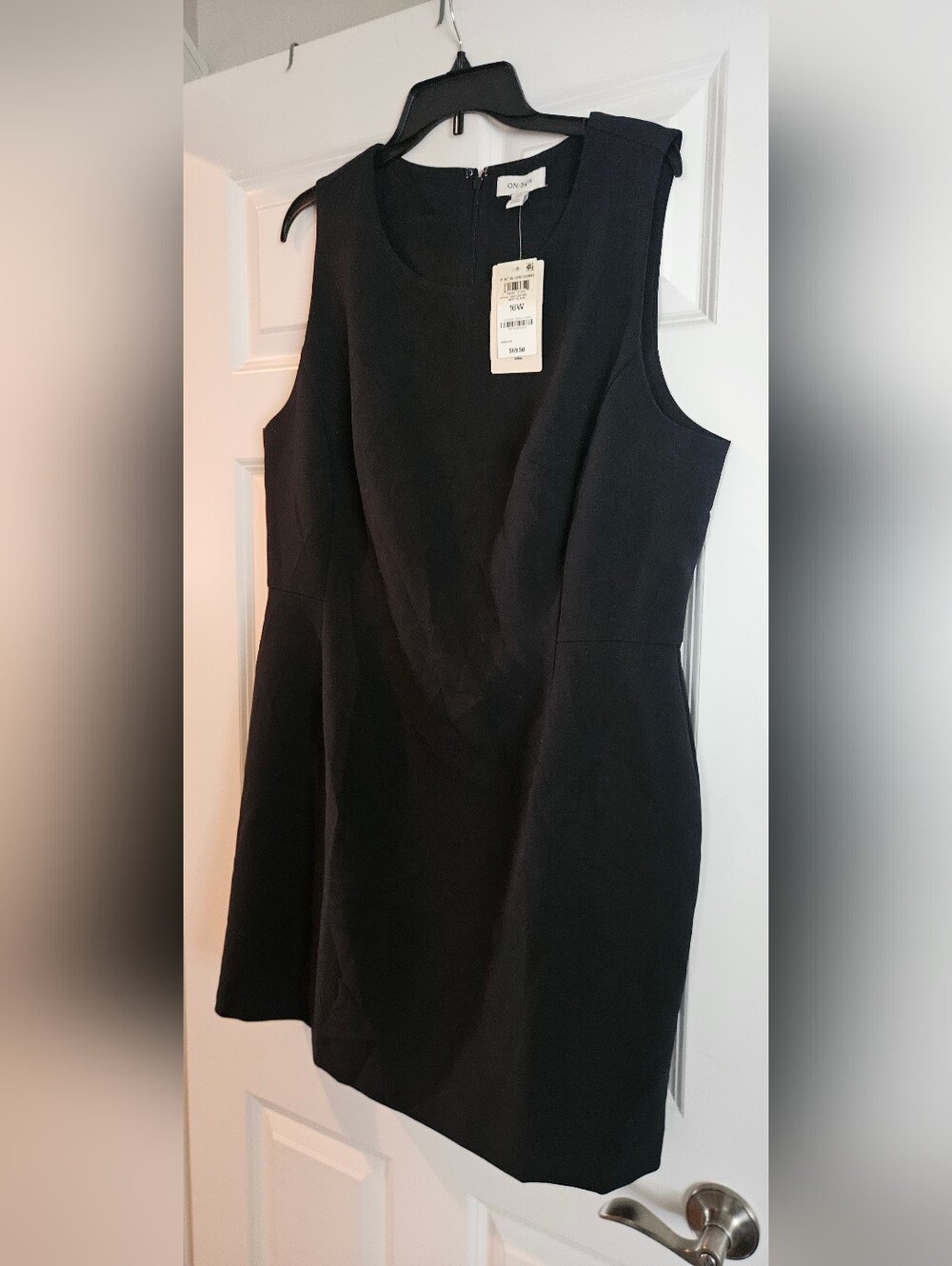 Classic Black Sleeveless Mini Dress by Club Monaco
